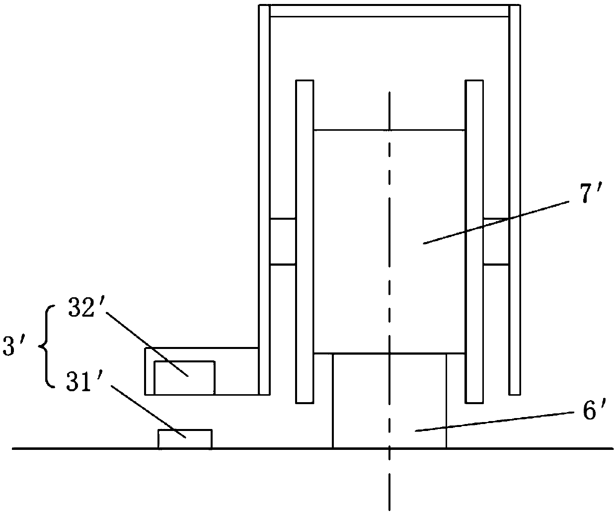 Sensor connecting assembly and track transportation system