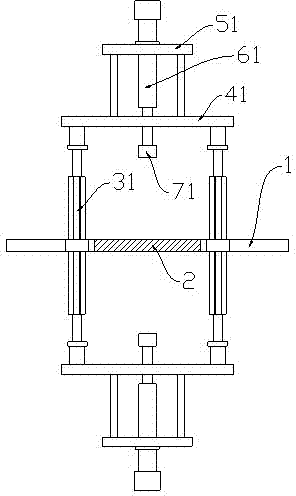 Advertisement board clamping device for advertisement printing and working method thereof