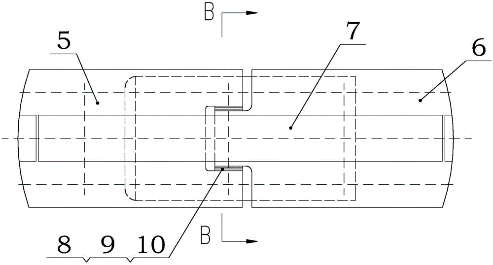 Accurately adjustable track structure of stamping, coal charging and coke pushing car