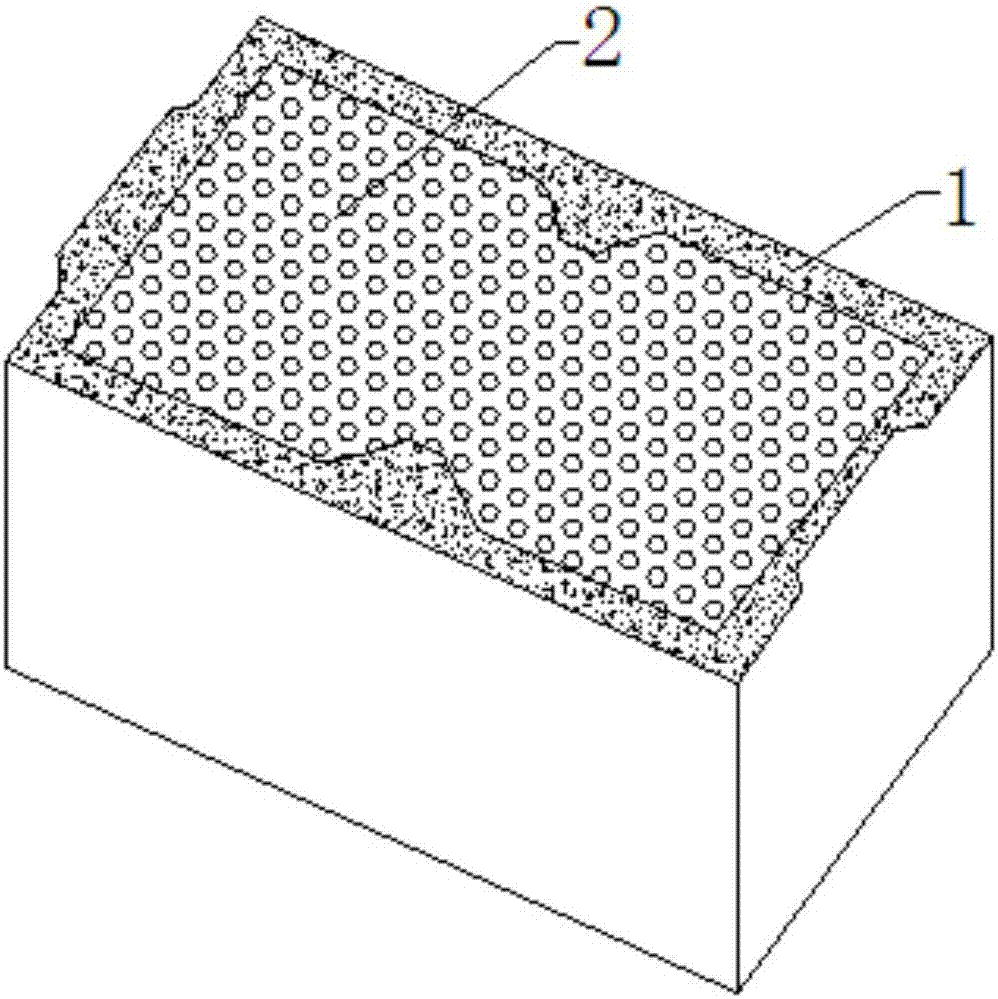 Preparation method of lightweight self-insulating block containing waste brick particles and waste foam