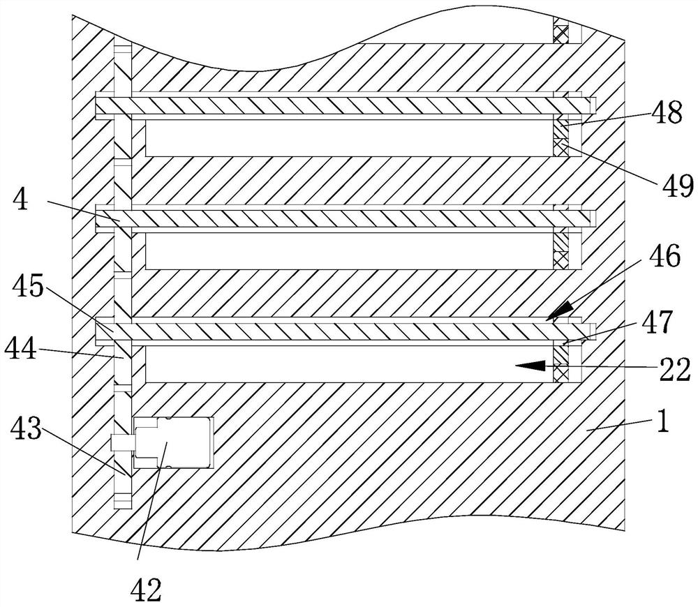 Ventilation and heat dissipation device of high-low voltage power distribution cabinet