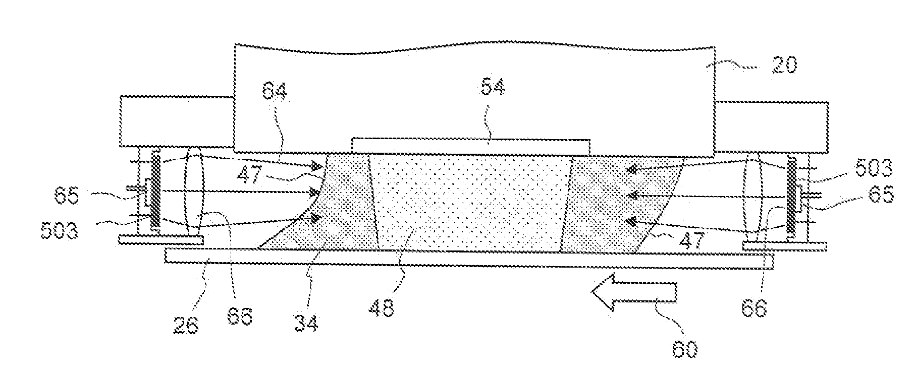 Exposure apparatus and measuring device for a projection lens