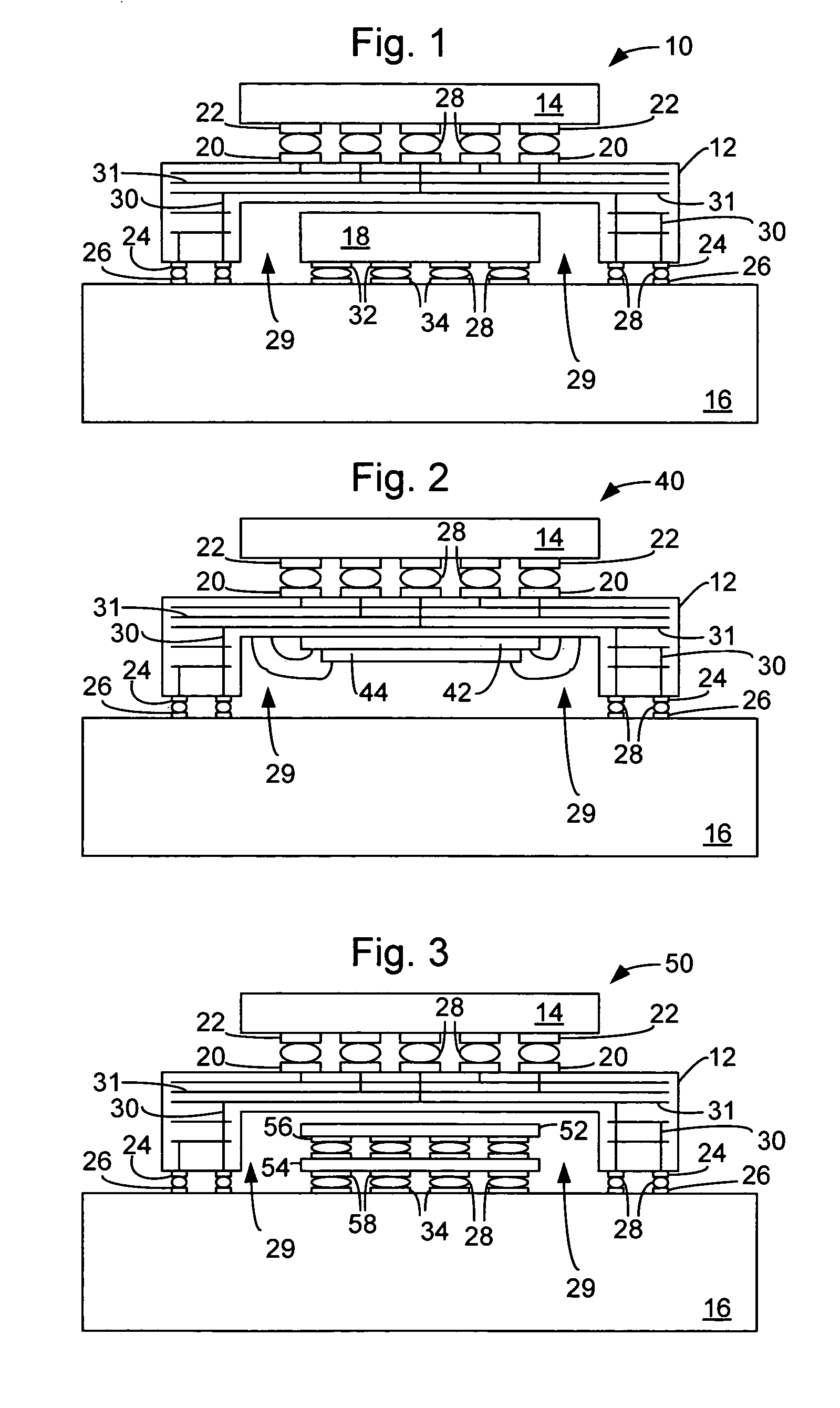 Methods for assembling a stack package for high density integrated circuits