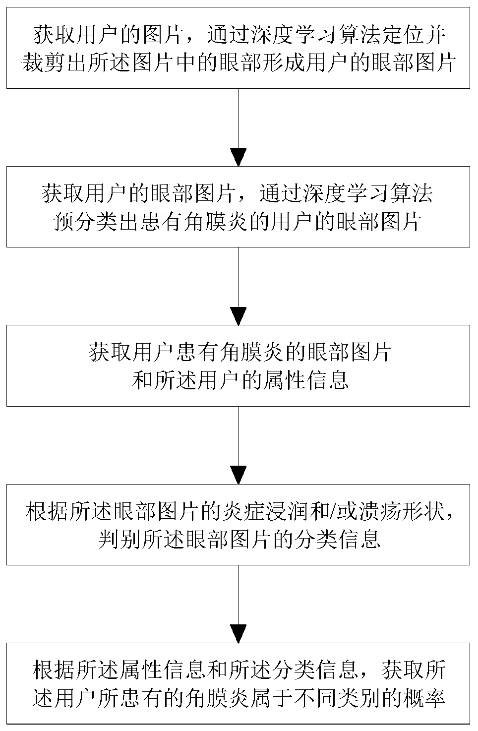 Eye picture and attribute information analysis method and system