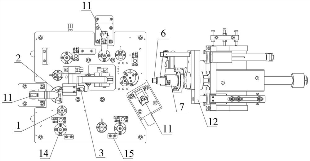 Machining device suitable for assembling inverter shell and machining method