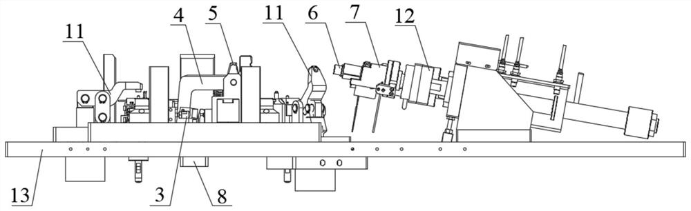 Machining device suitable for assembling inverter shell and machining method