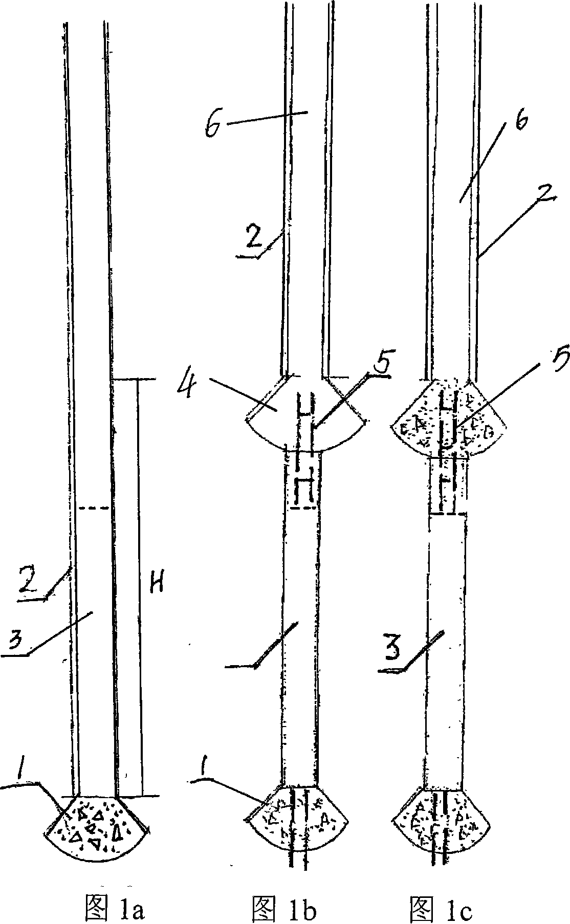 Pile forming method for high-bearing two-stage bottom expanding prefabricated pile body