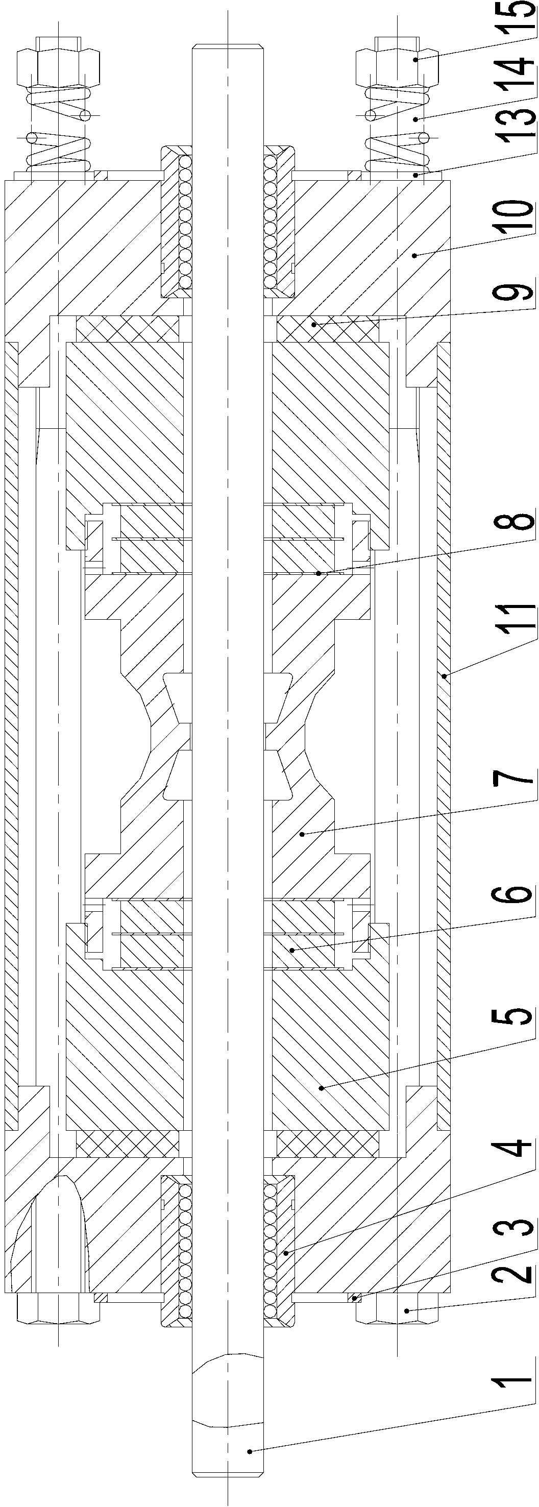 Macro and micro-driving type linear piezoelectric motor and driving method thereof