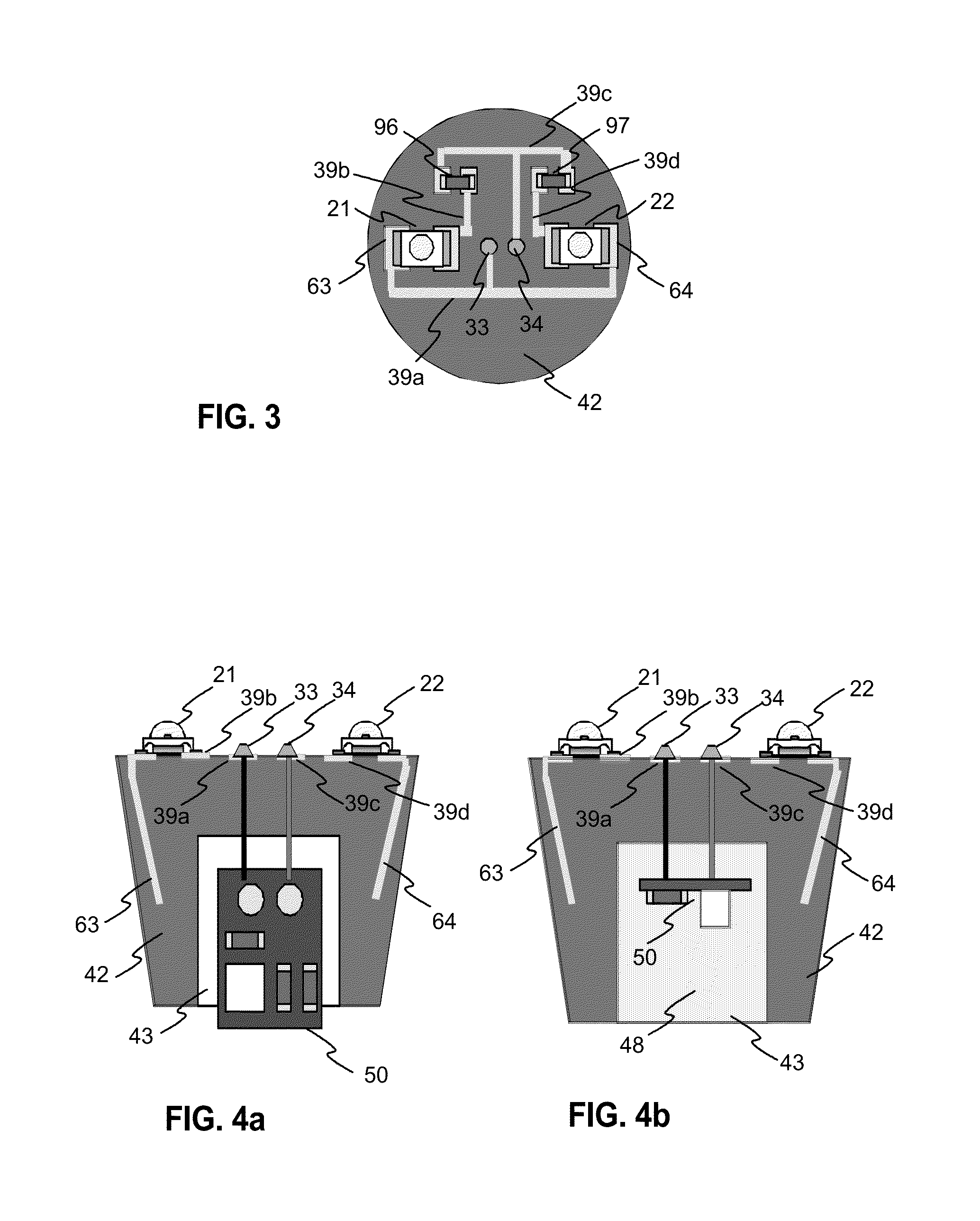 Heat sink assembly for opto-electronic components and a method for producing the same