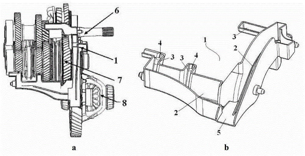 Lubricating mechanism of vehicle transmission case