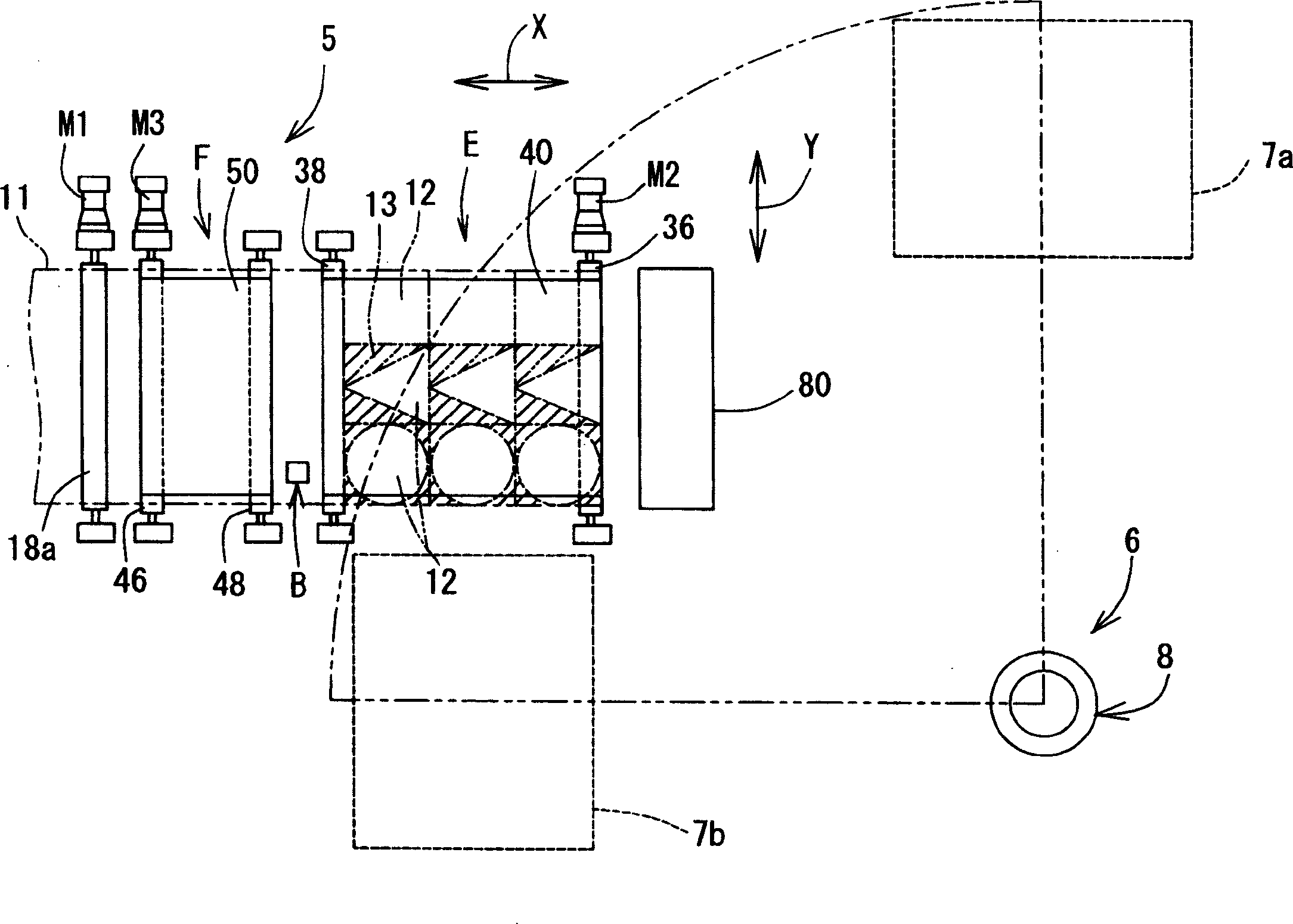 Laser cutting device, laser cutting method and laser cutting system
