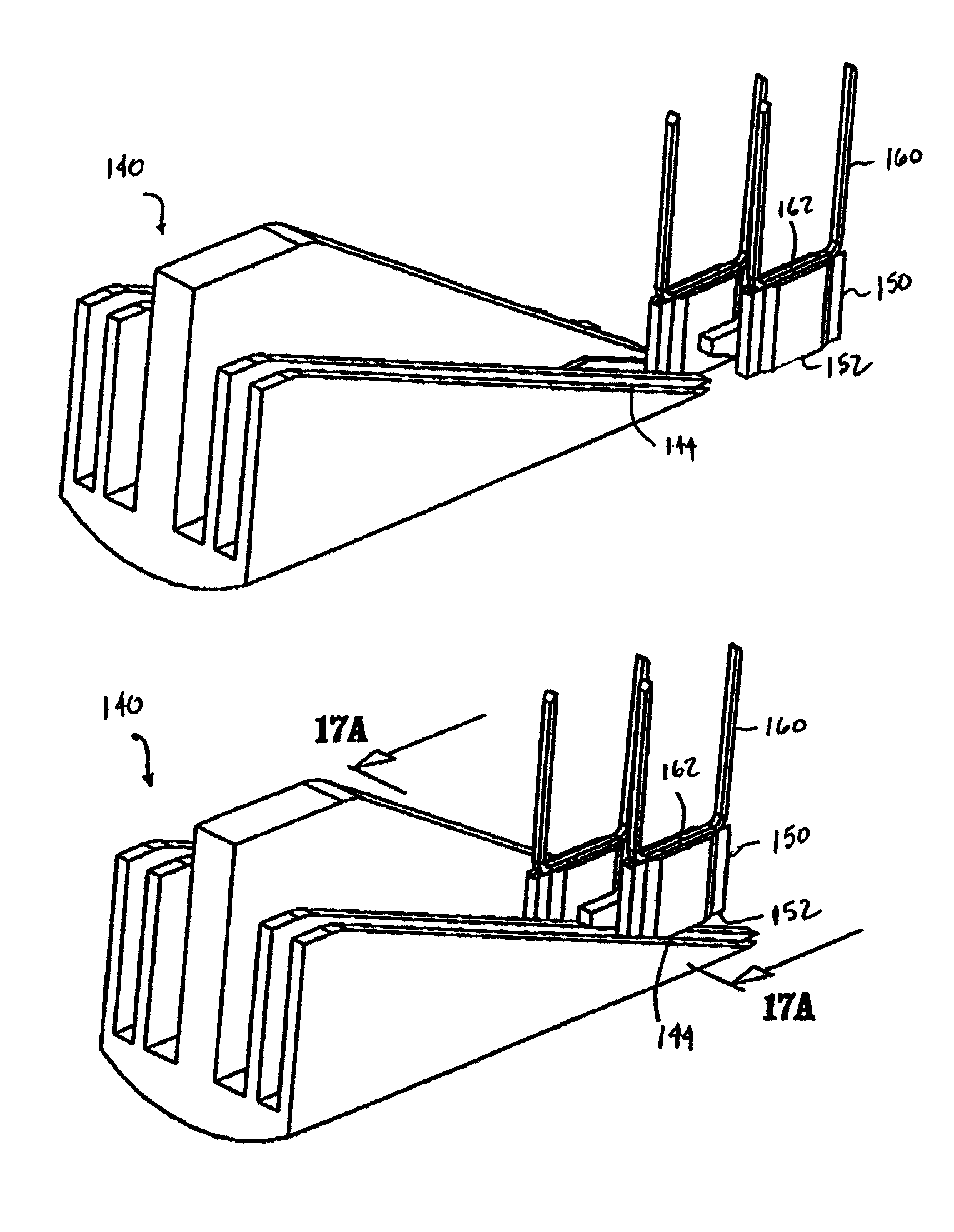 Cartridge assembly for a surgical stapling device