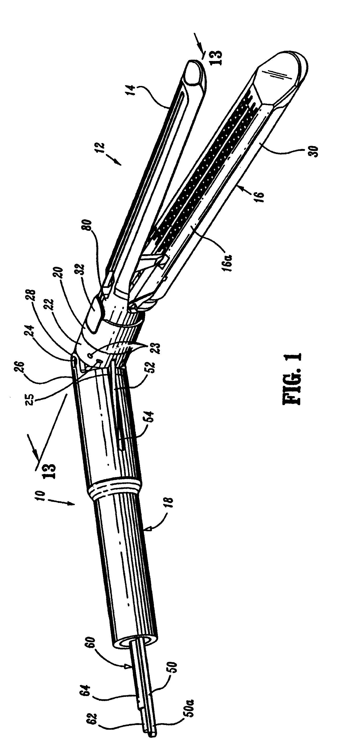 Cartridge assembly for a surgical stapling device