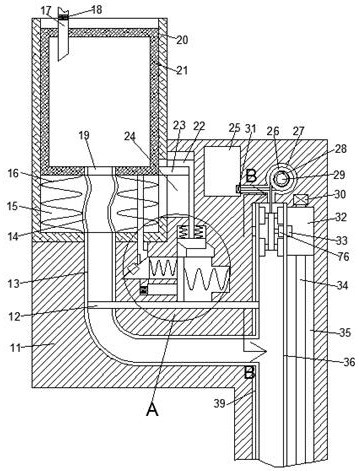 Device for cleaning inner wall of sewage drainage pipe