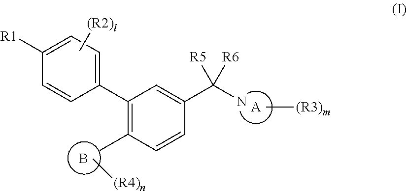 Biphenyl compound or salt thereof