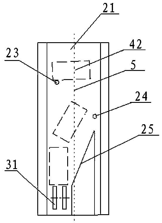 A banknote alignment device for banknote alignment and banknote stacking