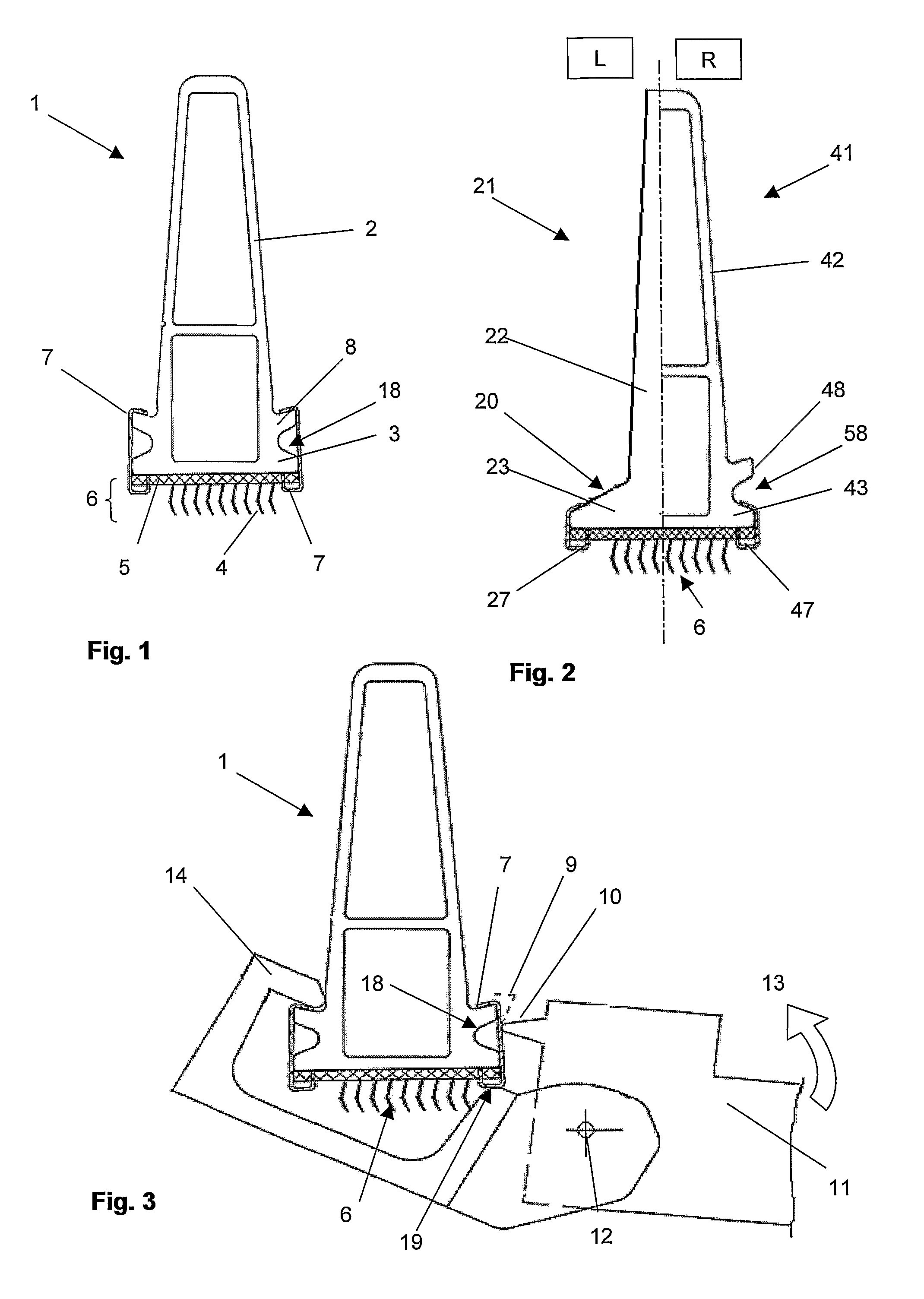 Card flat removal device