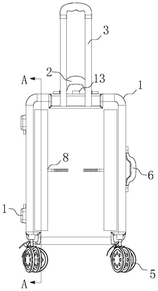 Wheel type luggage case