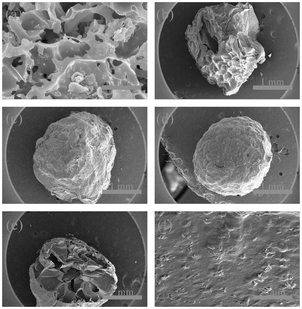 Chitosan/biochar composite aerogel ball as well as preparation method and application thereof