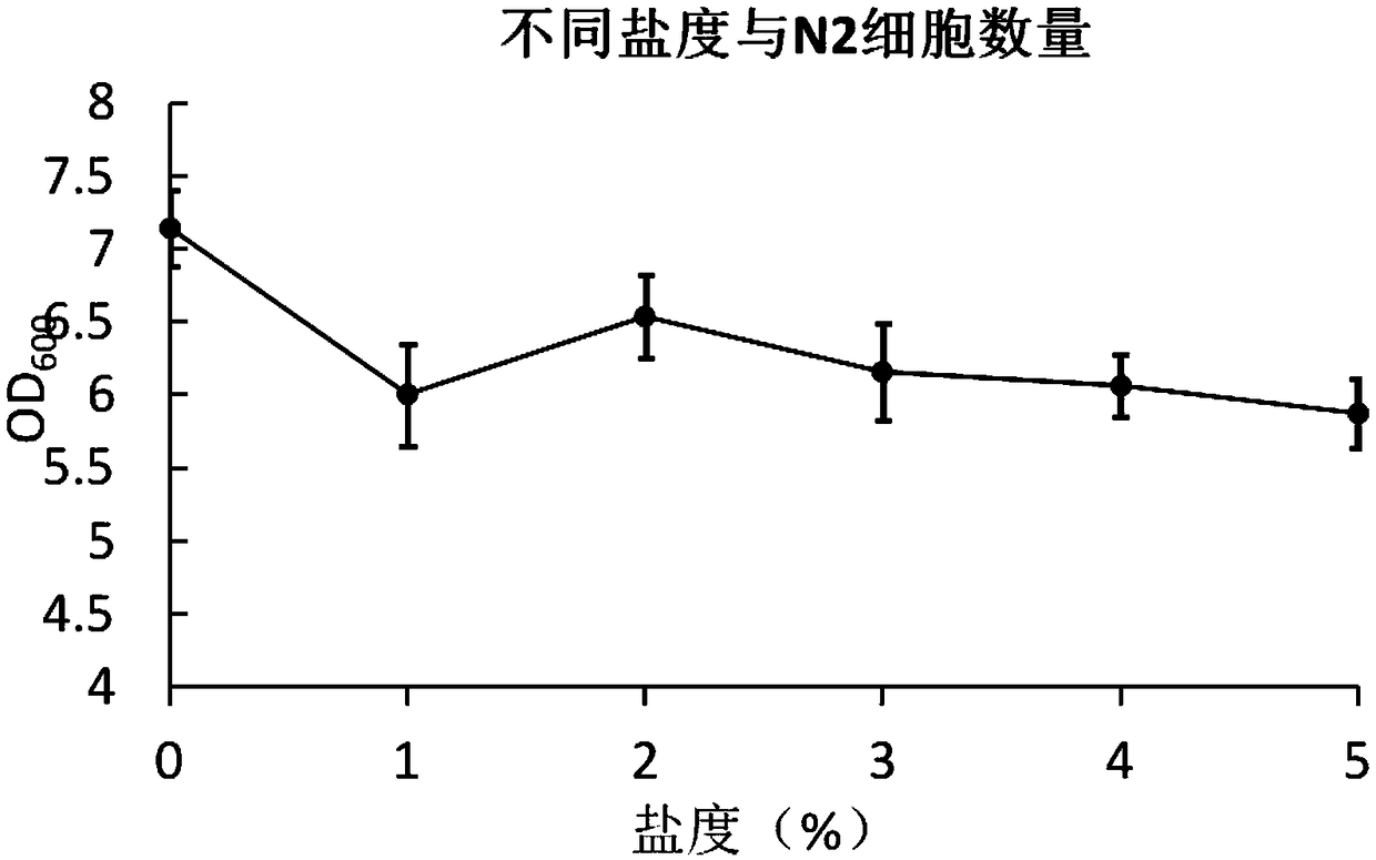 Bacillus subtilis N2 with ammonia nitrogen degradation function and application thereof