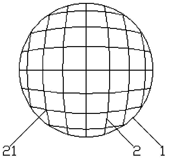 Spherical grid-structured top cover for low temperature liquefied gas and low temperature natural gas storage tanks