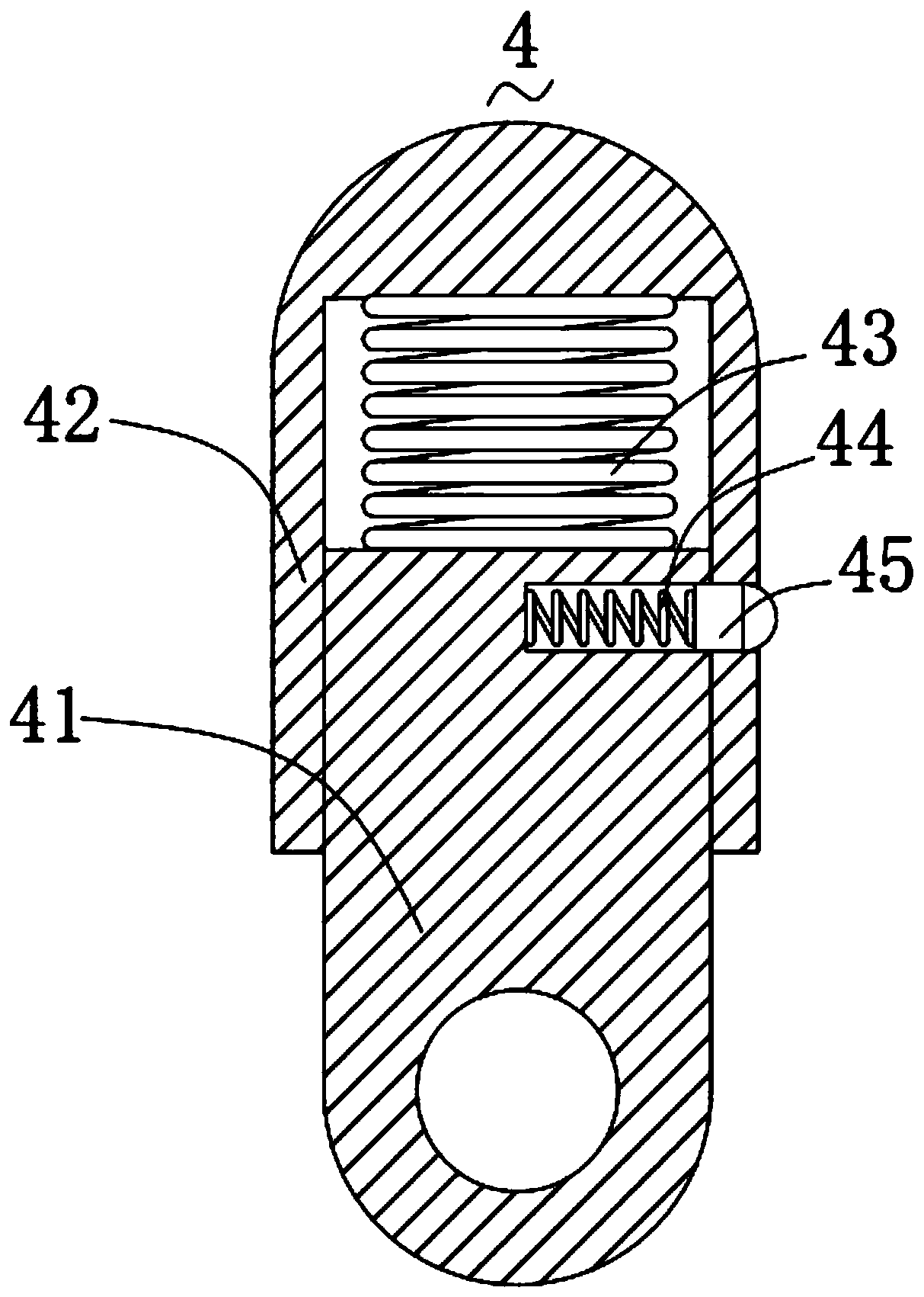 An auxiliary device for laying ceramic tiles for building construction