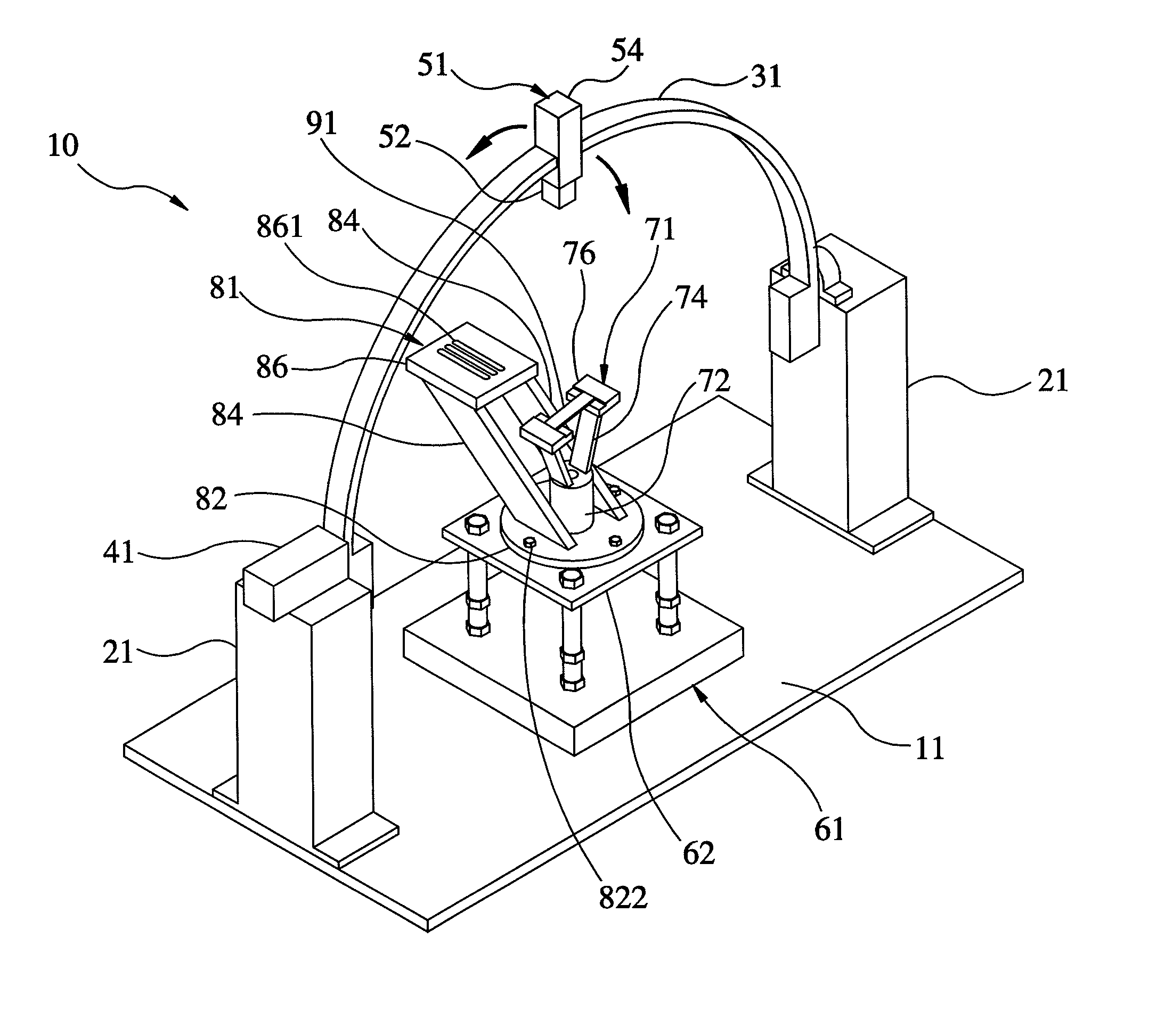 High-frequency chip antenna measurement system