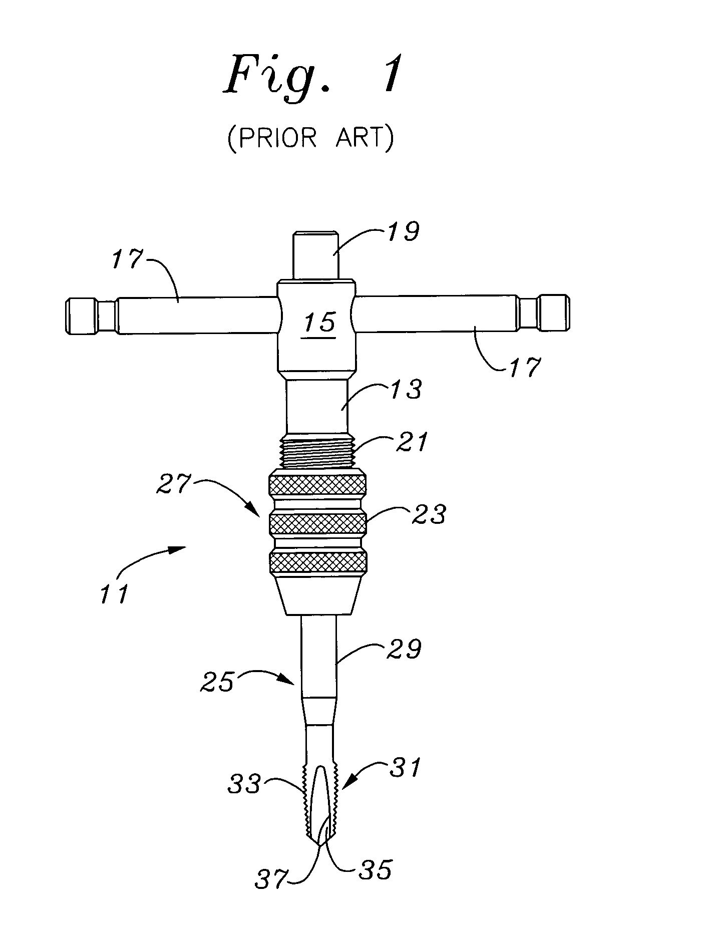 Tapping tool for use with drill press