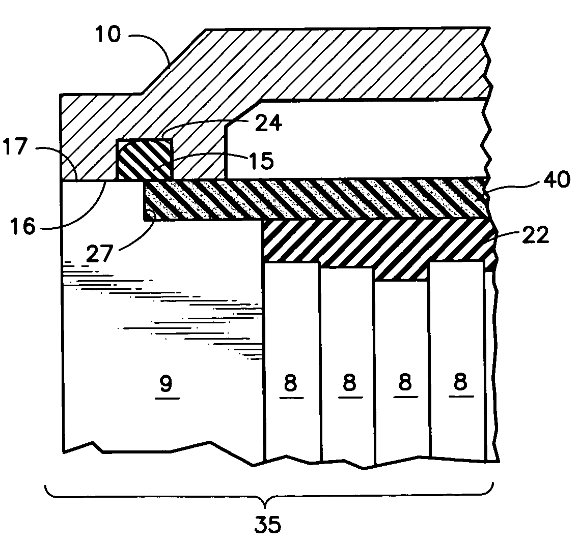 Fuel cell manifold seal with rigid inner layer