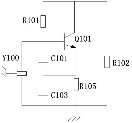 High-stability crystal oscillator circuit and implementation method