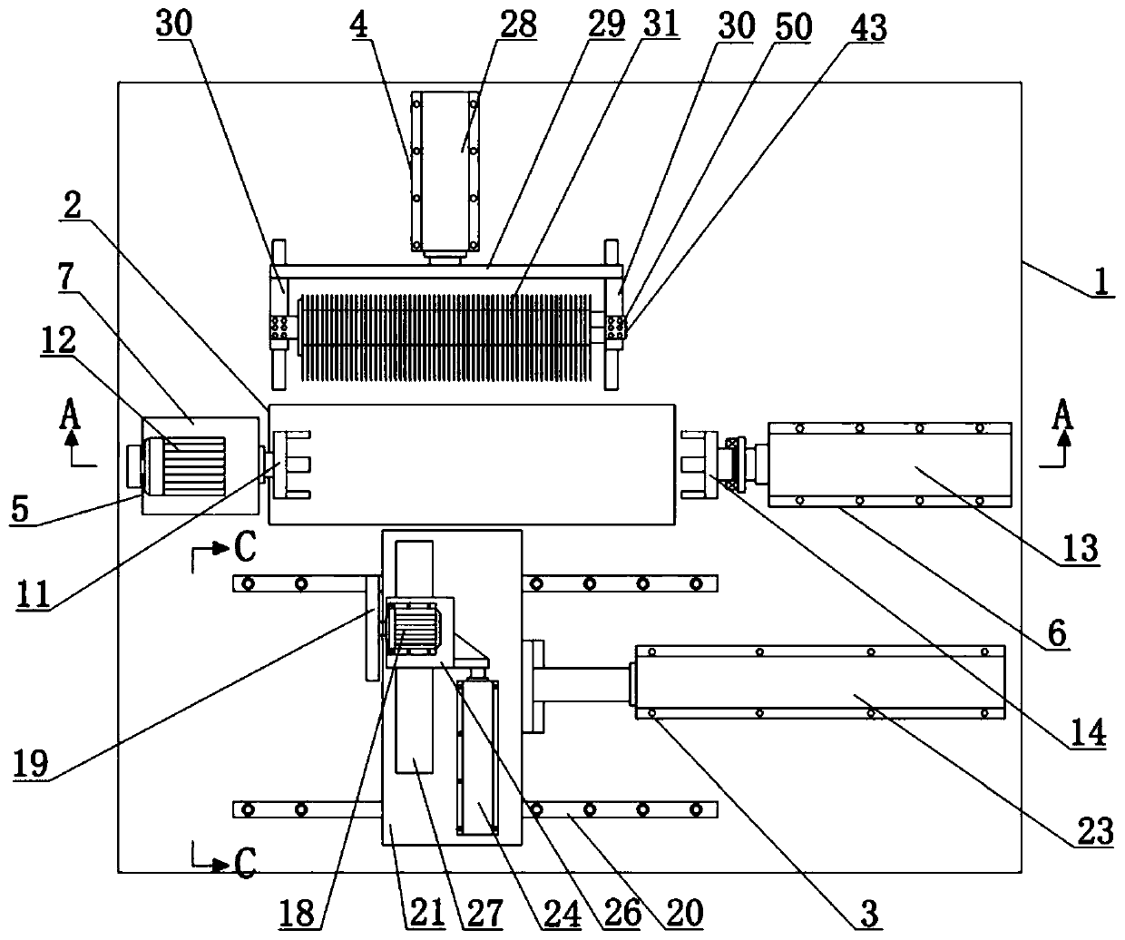 Monocrystalline silicon rod cutting device based on monocrystalline silicon wafer production and method