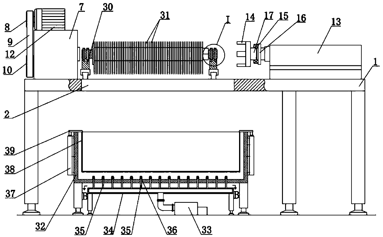 Monocrystalline silicon rod cutting device based on monocrystalline silicon wafer production and method