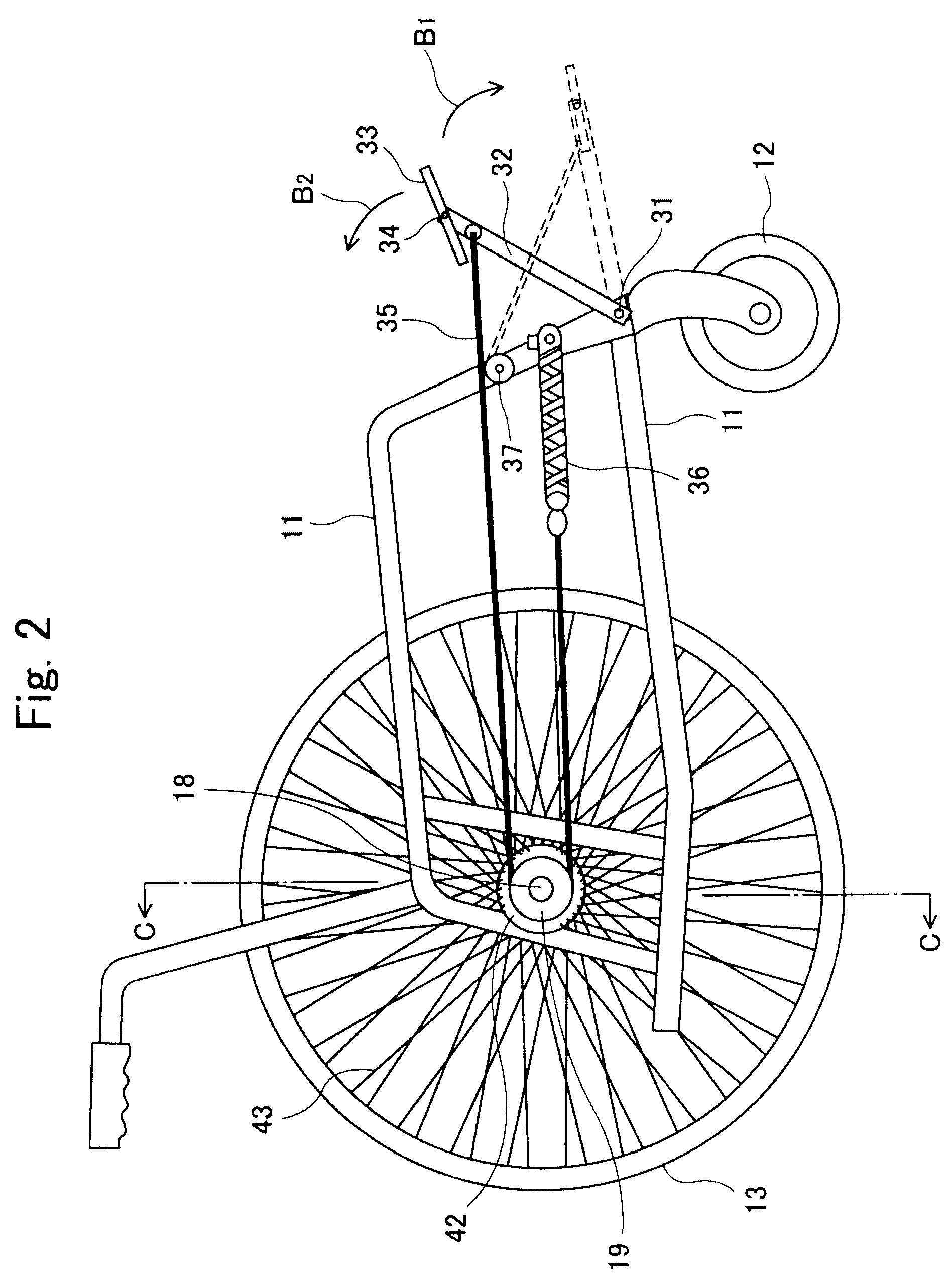 Automatically driving force releasing type one way rotation driving instrument