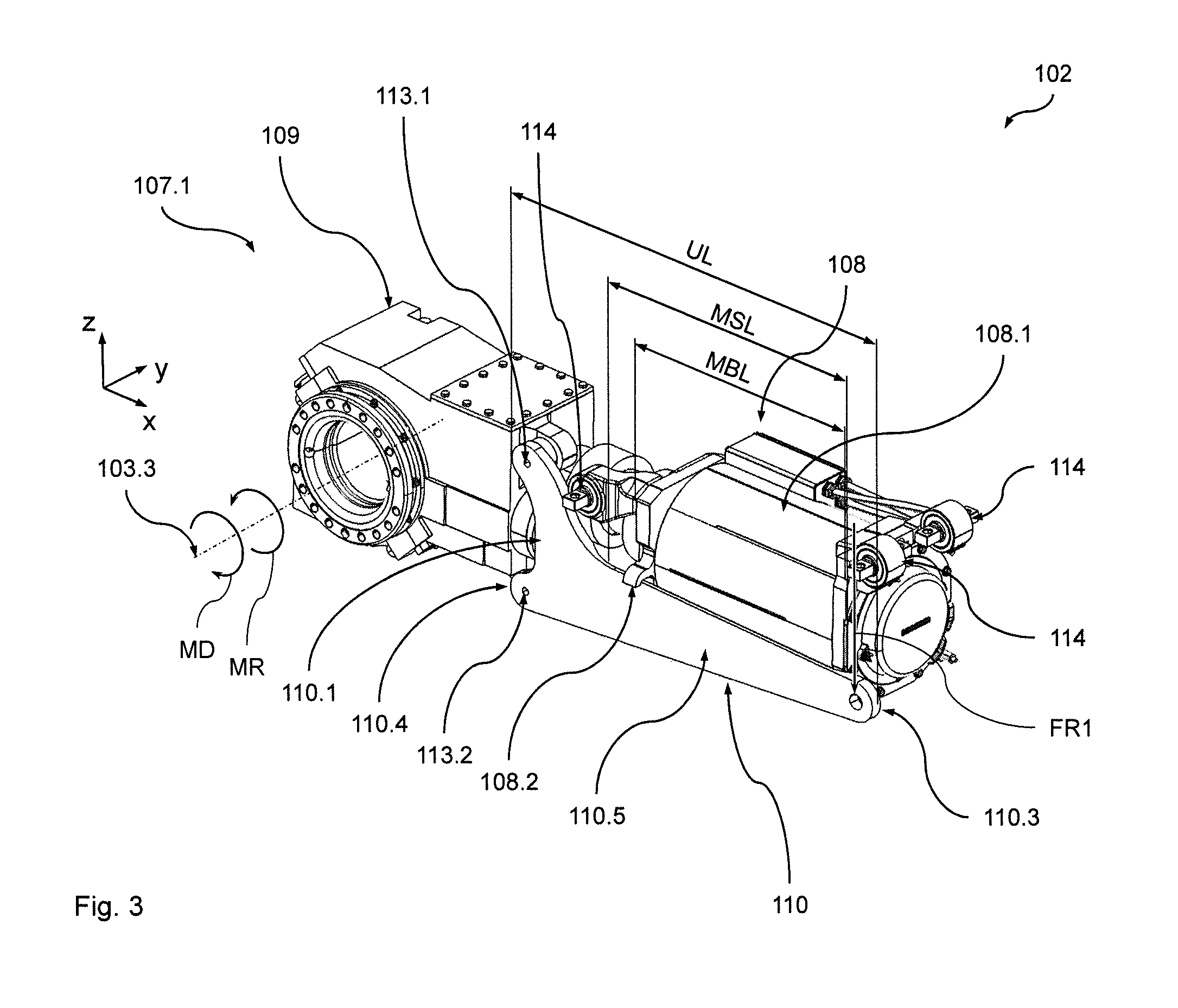 Running gear for a rail vehicle