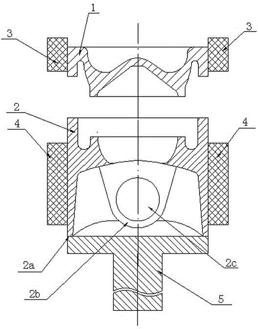 Clamping and positioning method for friction welding of steel piston
