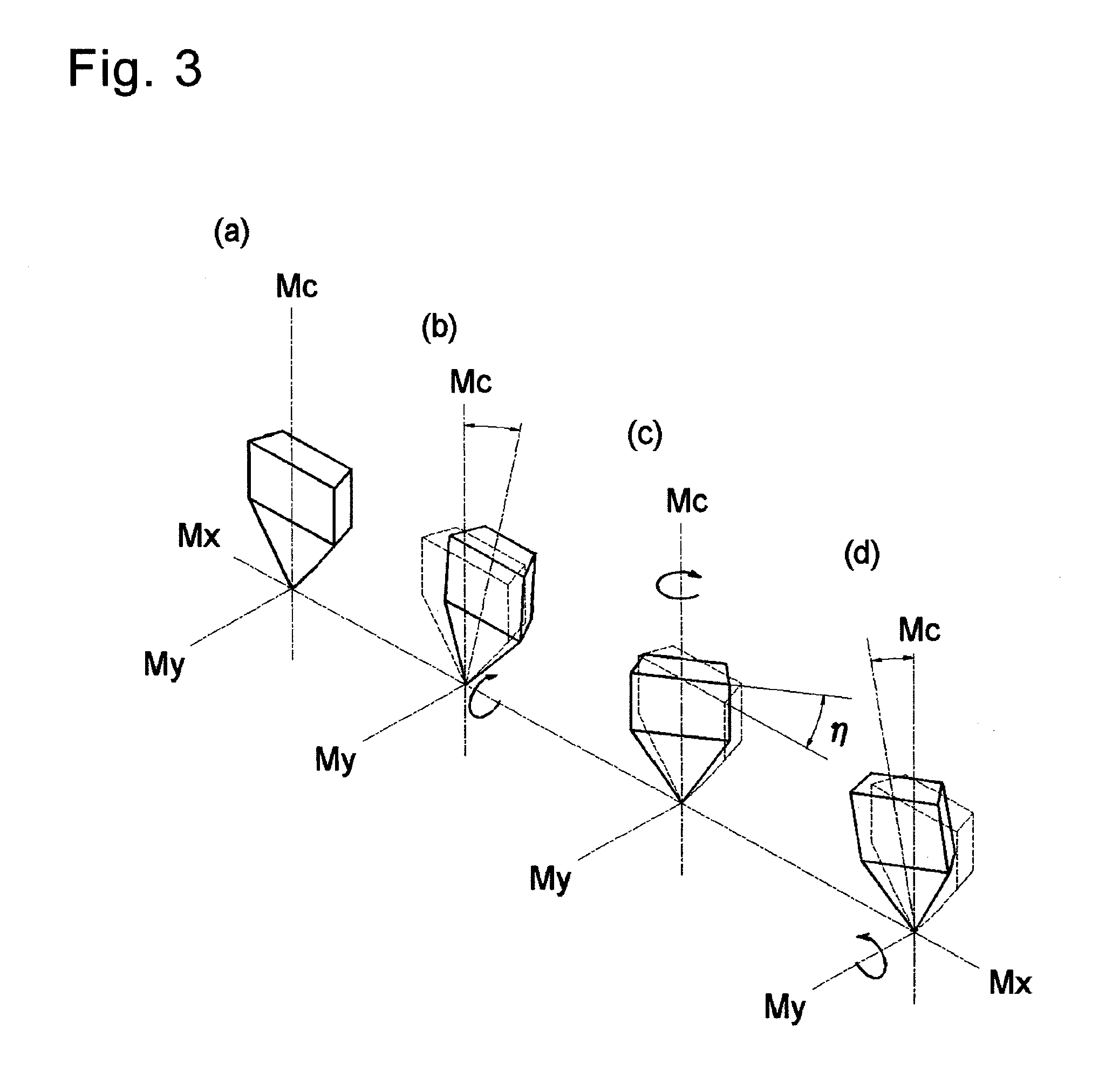 Triangular-pyramidal cube-corner retroreflective article having curved reflective lateral face