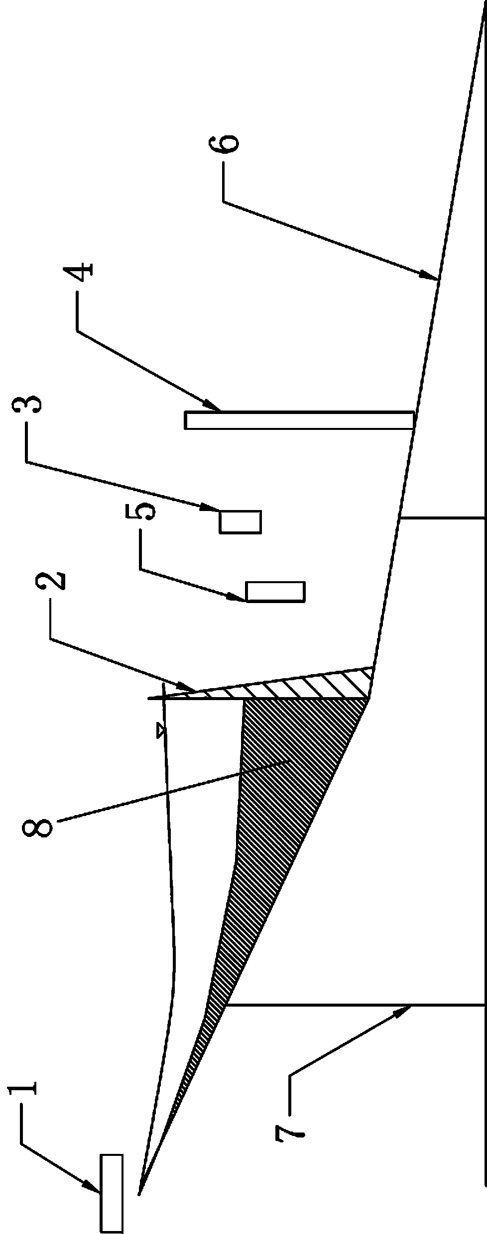 Device for evaluating erosion influence of fine-grained sediments after dam removal and method for calculating erosion amount