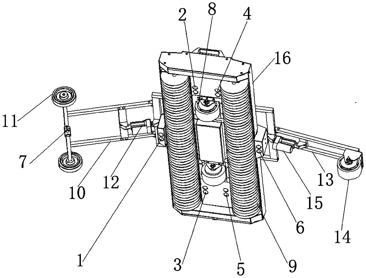 Portable photovoltaic cleaning robot