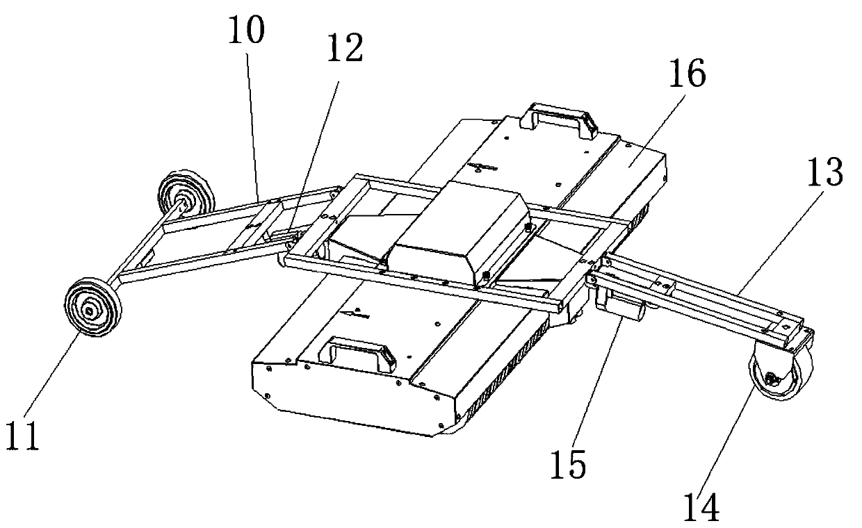 Portable photovoltaic cleaning robot