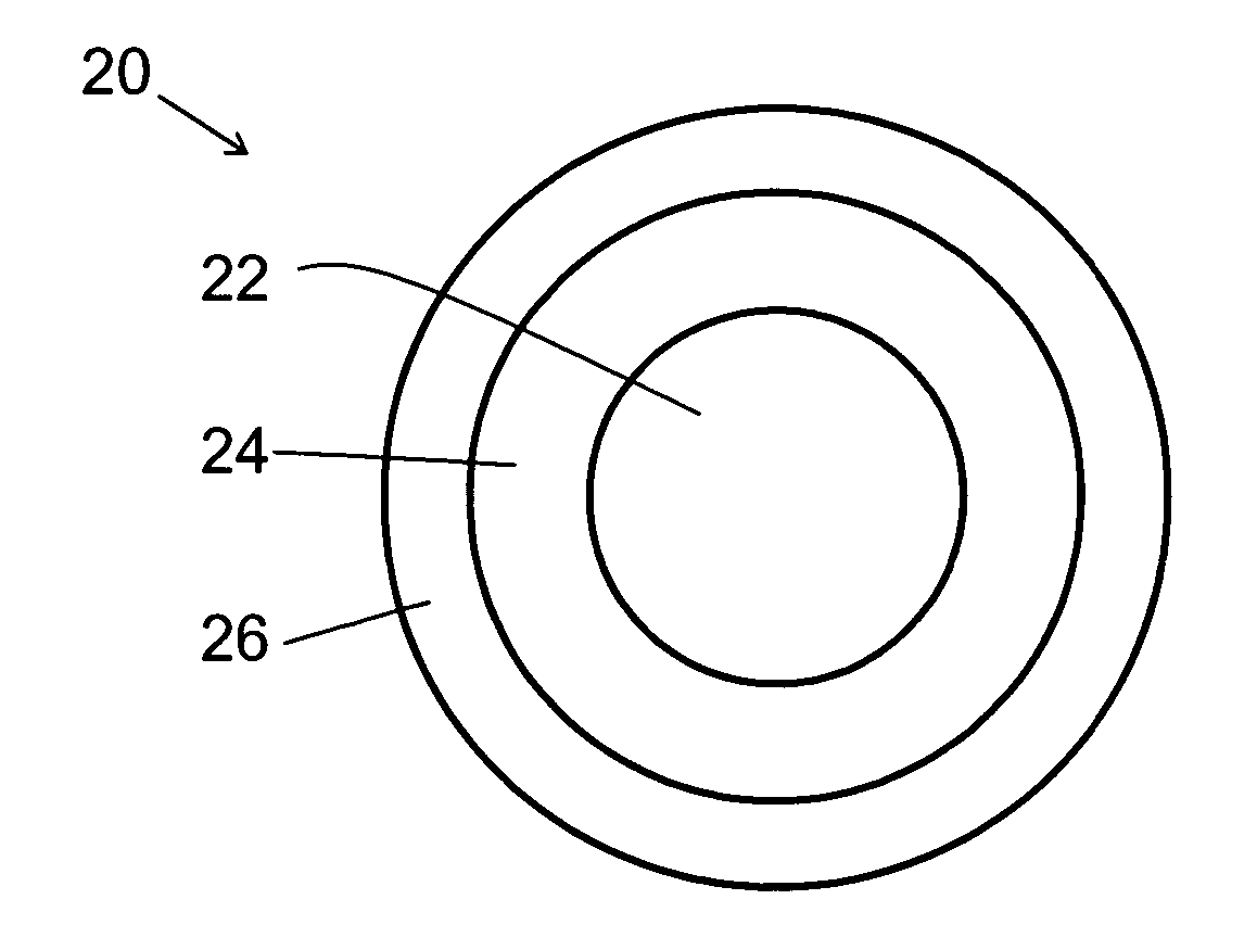 Coated optical fiber and optical fiber coating system including a hydrophilic primary coating