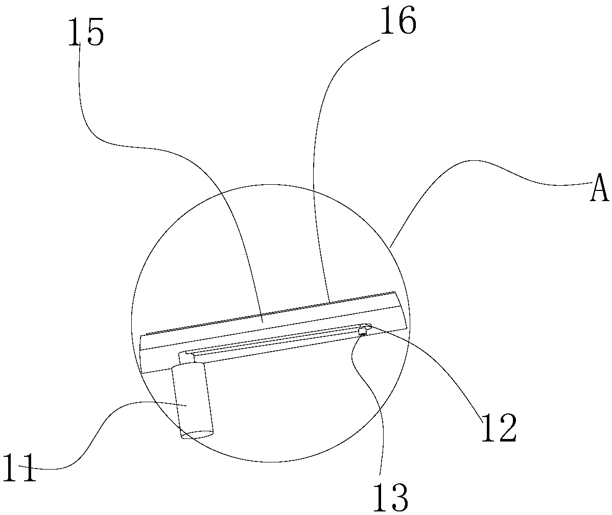 Device for opening foot ring of prisoner