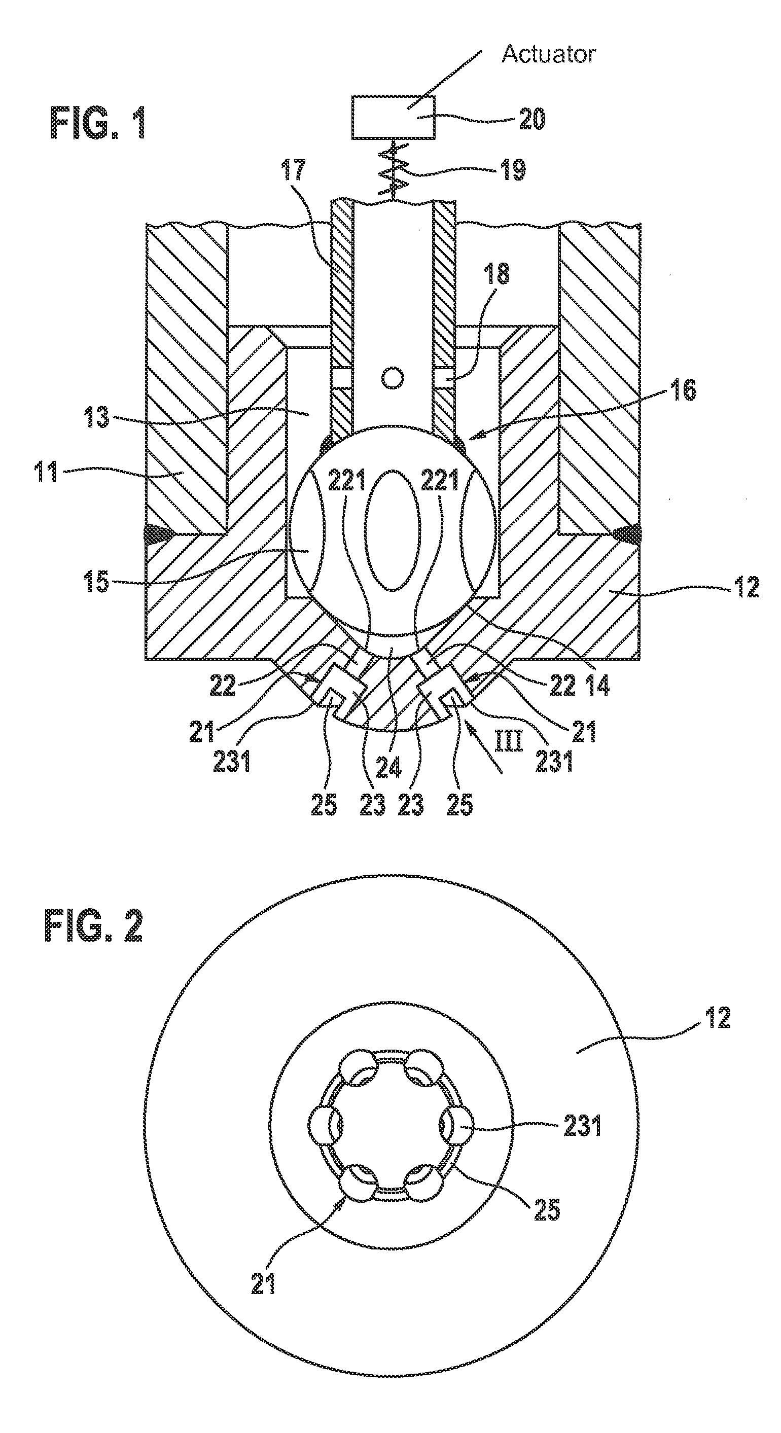 Injection valve for internal combustion engines