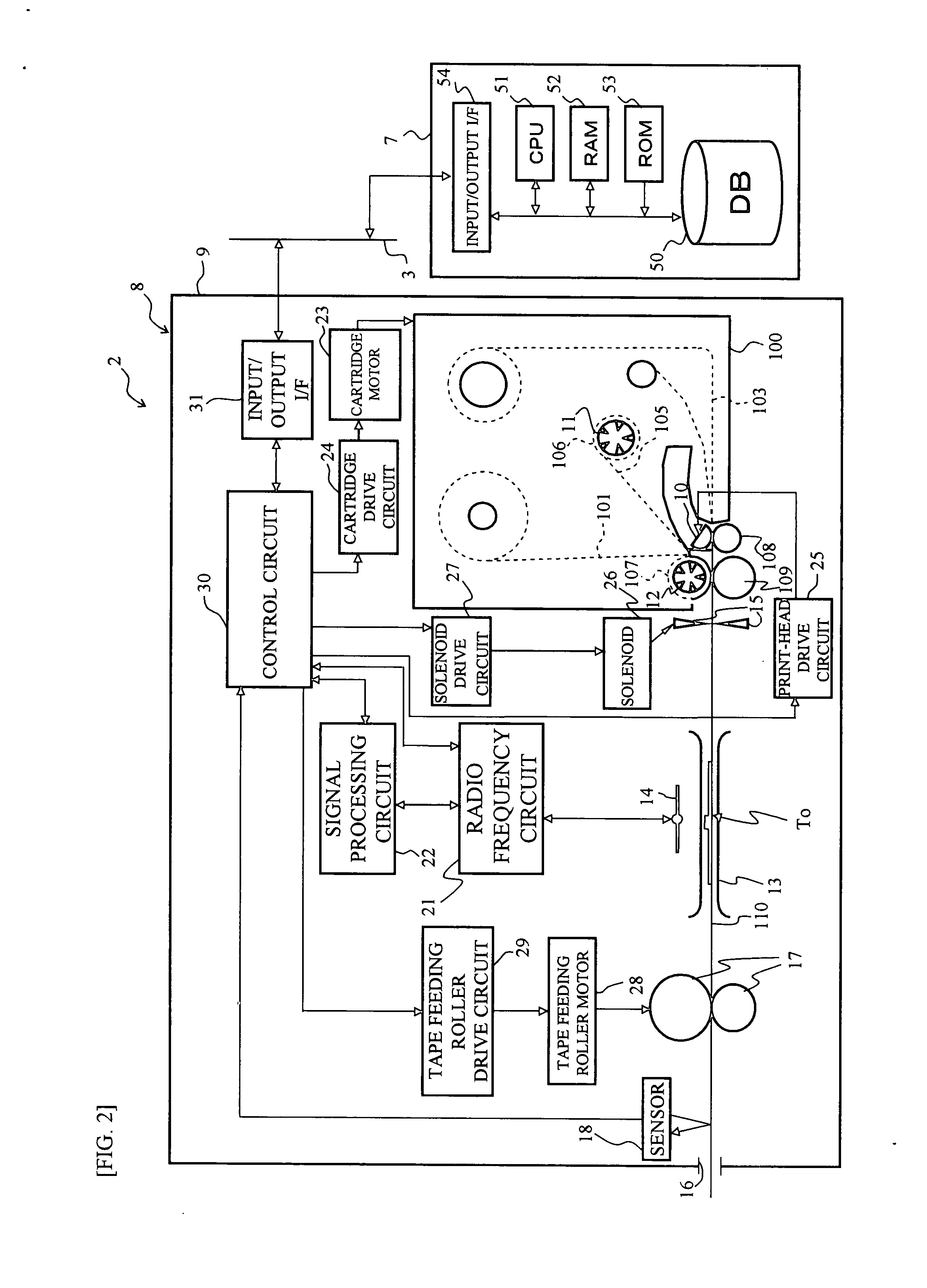Label producing apparatus and label producing system
