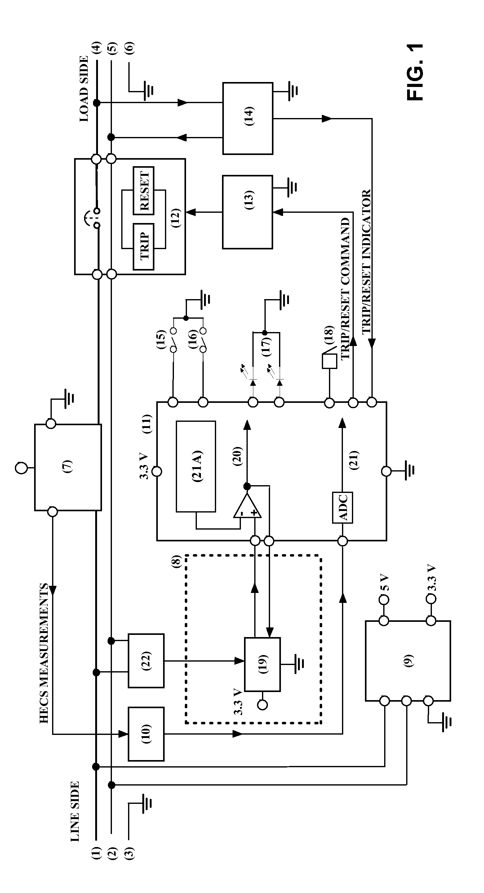 Miswire protection and annunciation of system conditions for arc fault circuit interrupters and other wiring devices