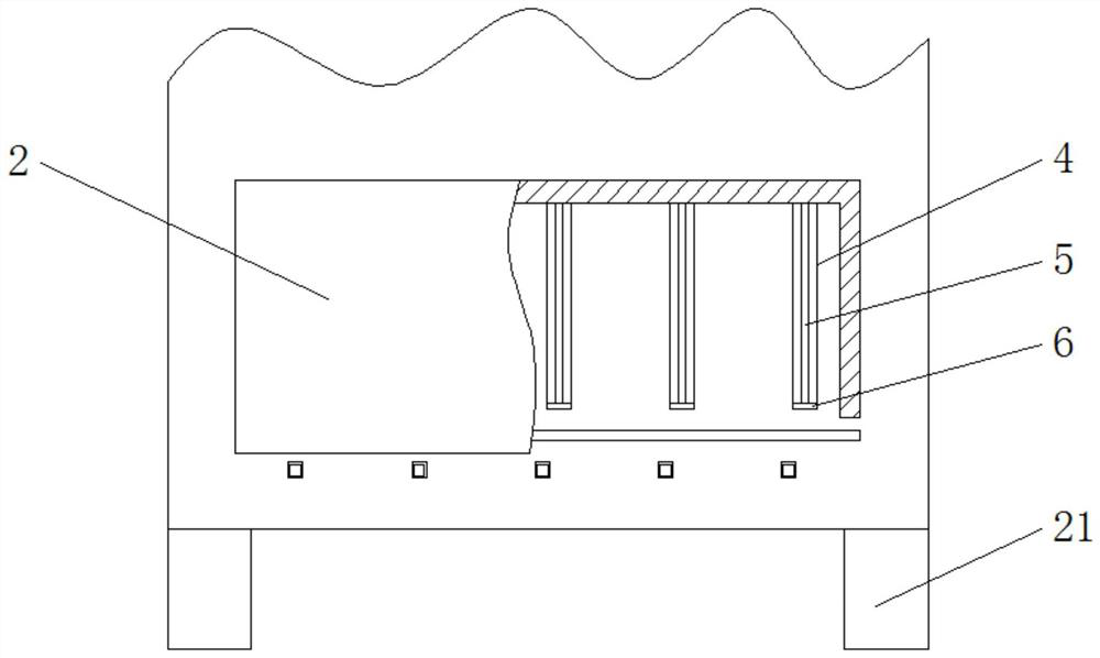 A cooling device for power distribution cabinets using the principle of semiconductor refrigeration chips