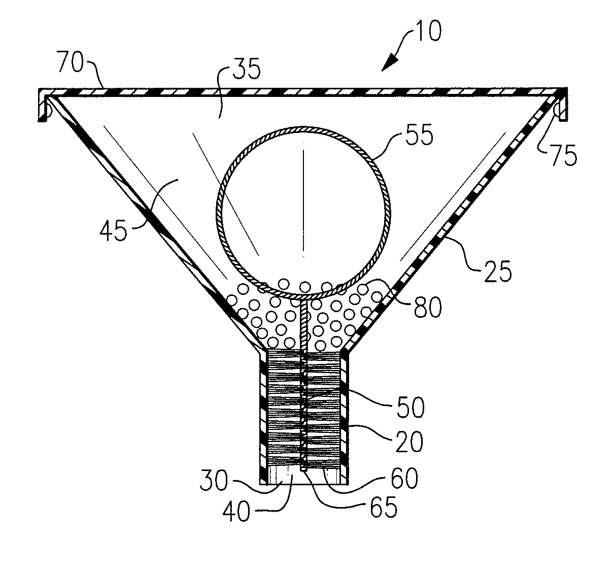 Cleaning kit for removing residual matter from interior of a narrow necked container