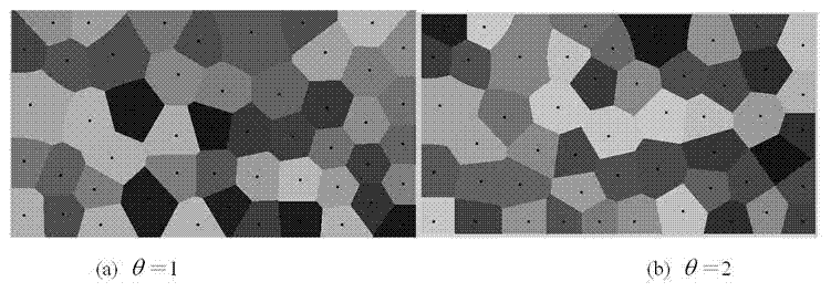Continuous physical distribution node layout optimization method based on weighted Voronoi diagram