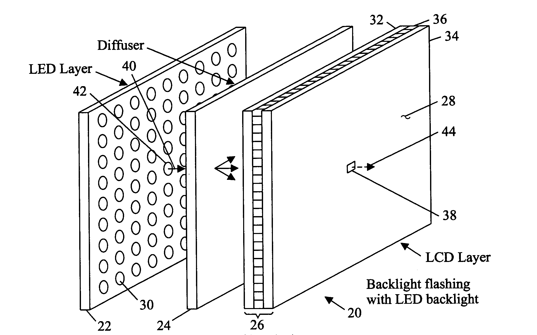 Liquid crystal display with area adaptive backlight