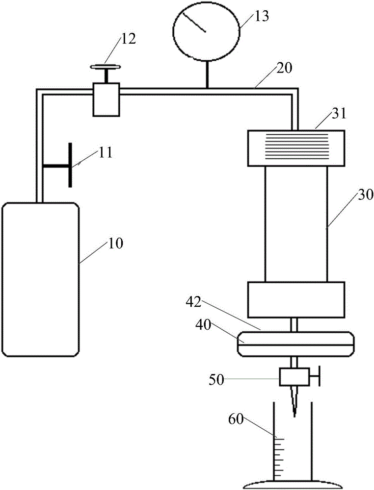 Measurement method of matching between microspheres and pore throats of oil reservoir