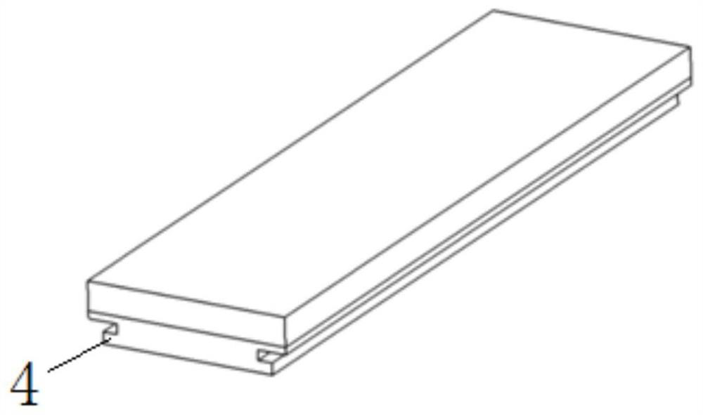 Flat plate type target plate for ultrahigh thermal load component of fusion device and processing method of flat plate type target plate